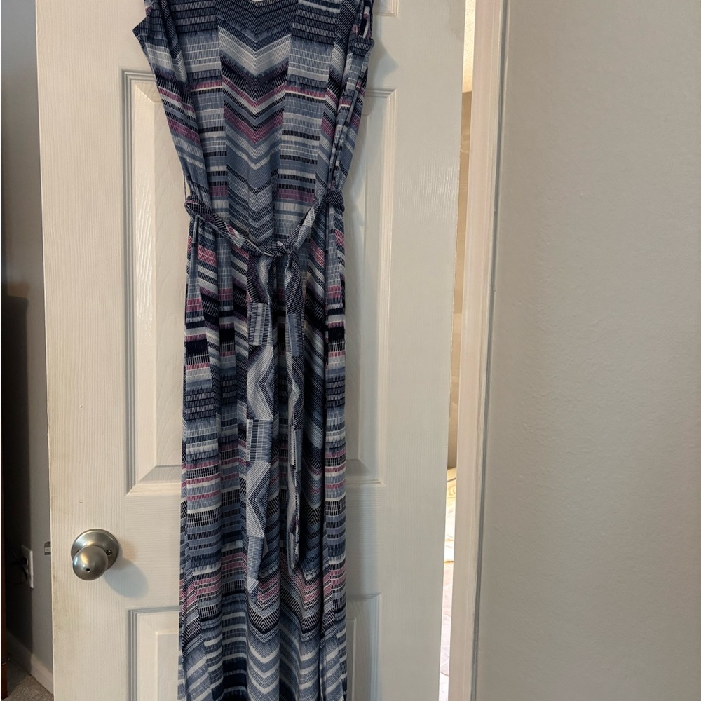 Chico's Multicolor Striped Maxi Dress